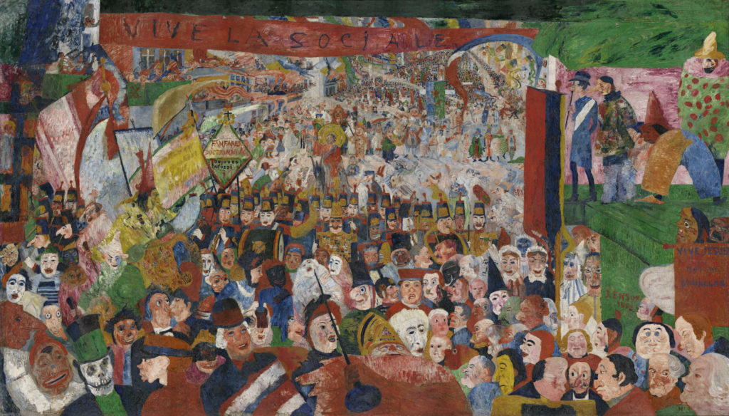 James Ensor: The Entry of Christ into Brussels in 1889